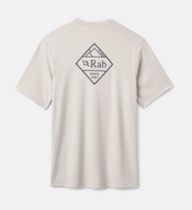 Rab Force Stamp Tee, Pebble