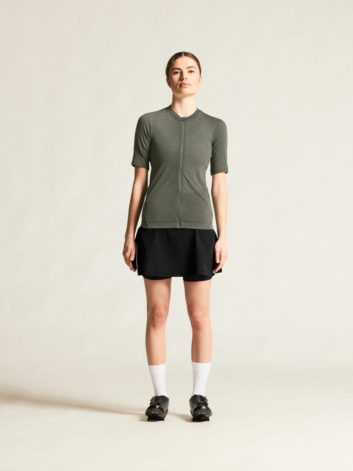 Craft W Everyday Wool SS Jersey, Leaf Melange