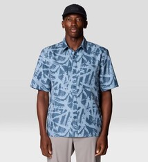 Sun DriftCooling Printed SS Shirt , Element Brushstrokes Print