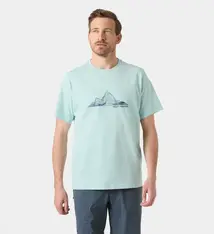 Massif Graphic Tee, Barley Blue