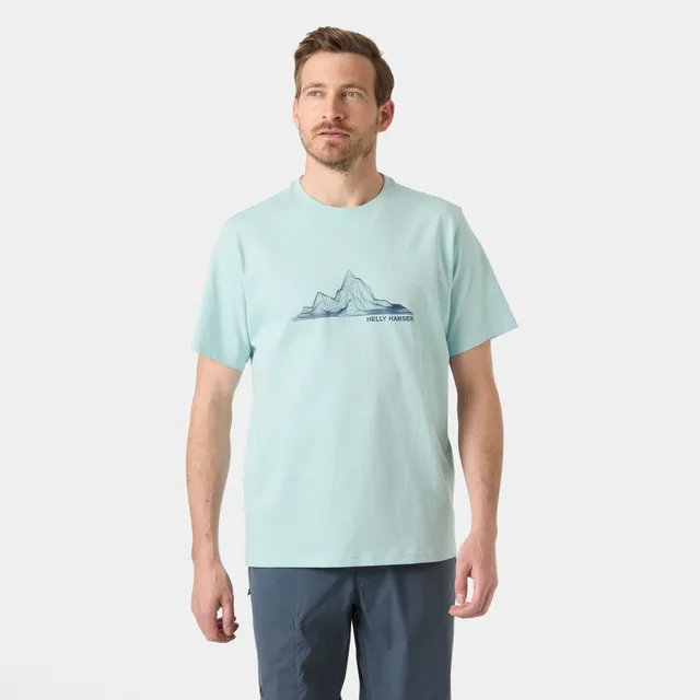 Massif Graphic Tee, Barley Blue
