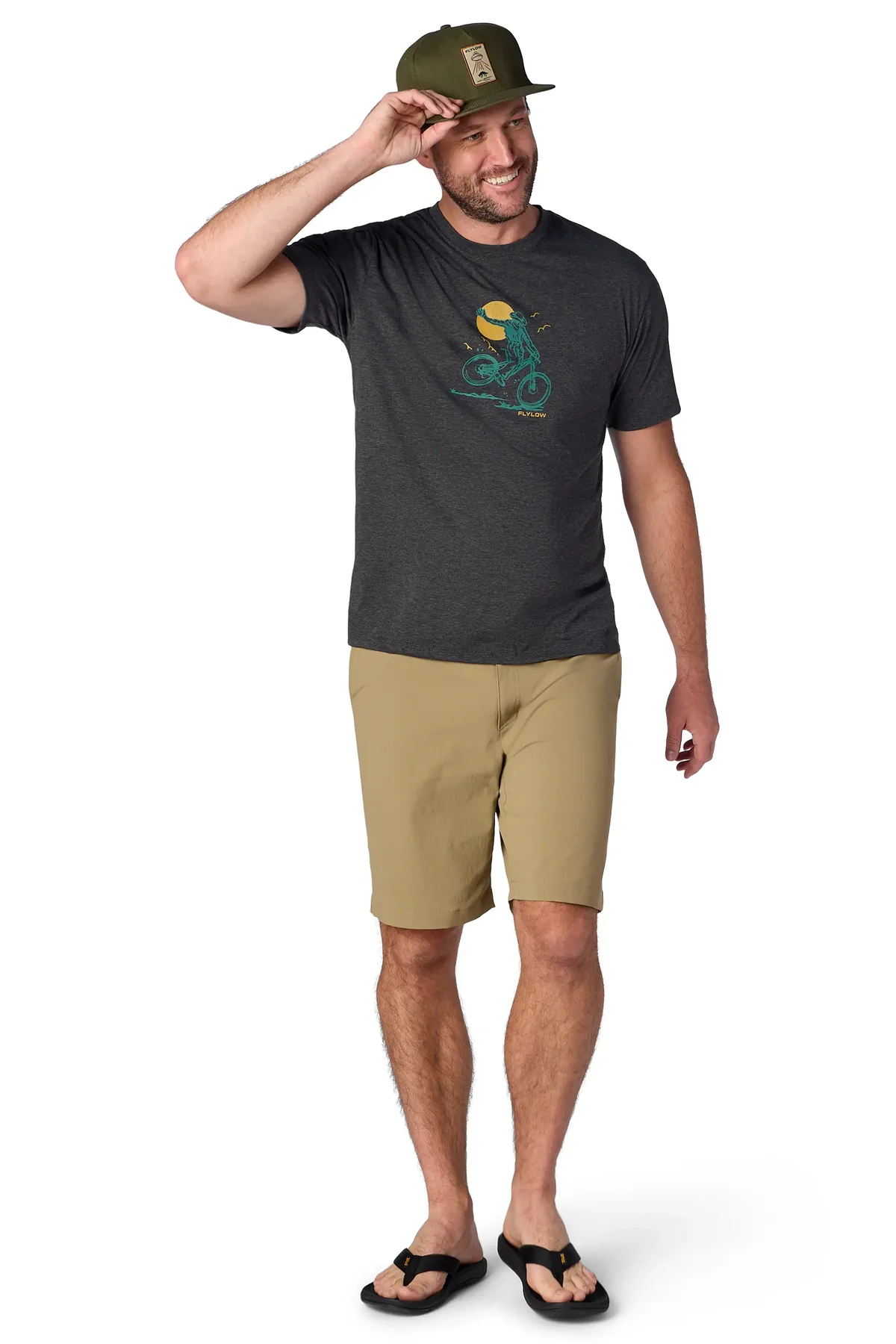 Flylow Gear MTB Trick Tee, Black