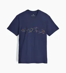 RR Graphic Tee, Navy Belay