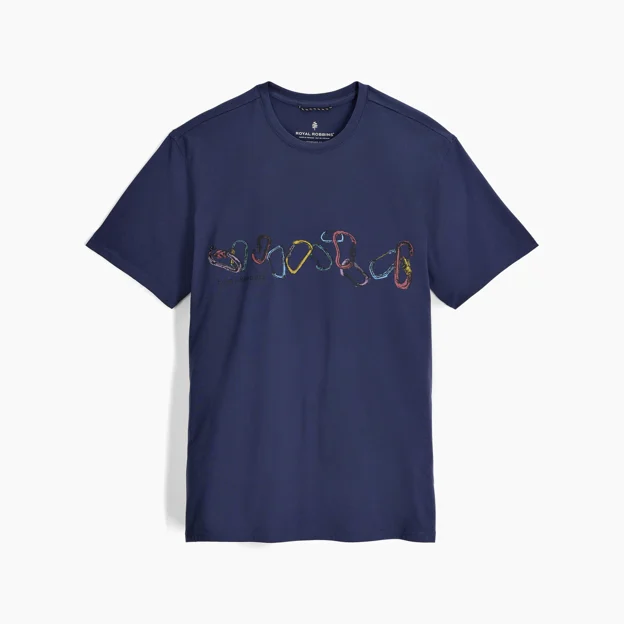 RR Graphic Tee, Navy Belay