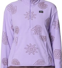 Microchill Half Zip, Harbor Violet Screens Print