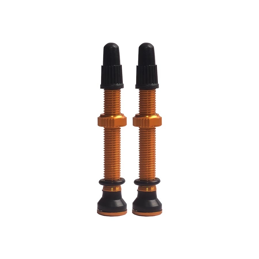 Tubeless Valve 44mm,  Orange