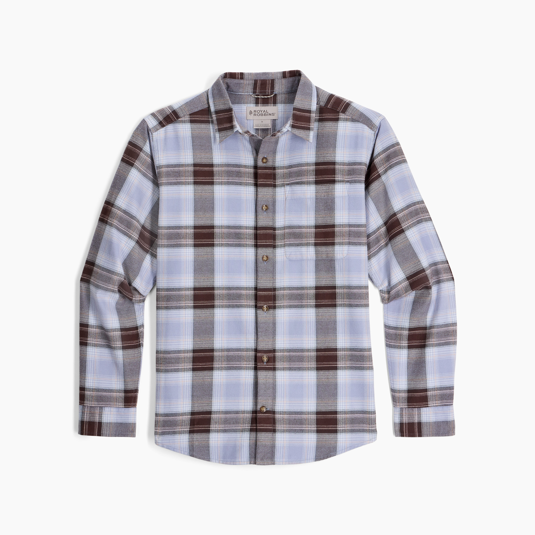 Lieback Organic Cotton Flannel, Blue Oak