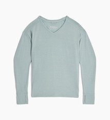 W Madera V Neck, Mineral