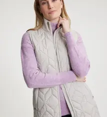 Aria Long Vest, Birch
