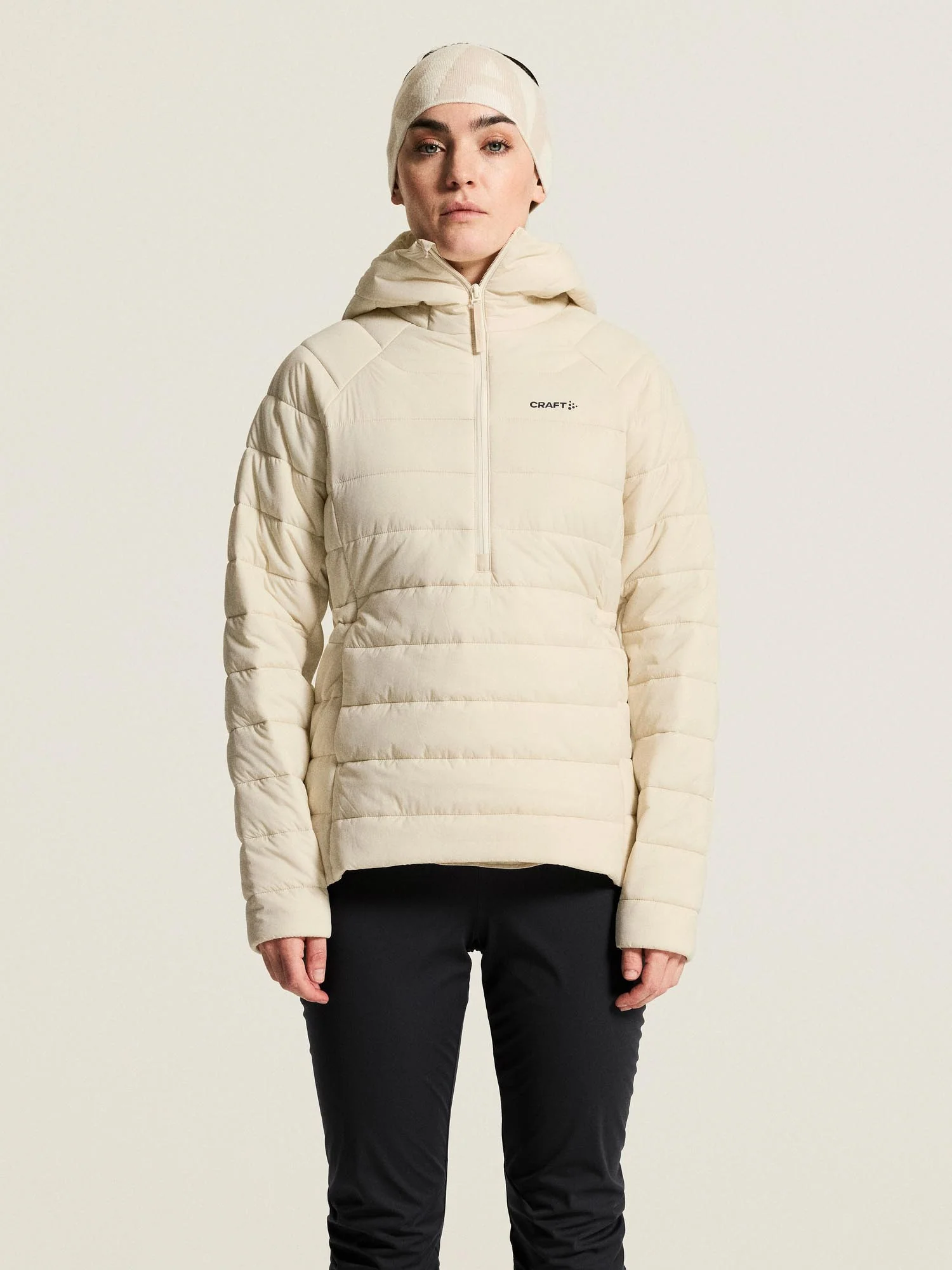Craft W Nordic Thermal Hooded Anorak, White