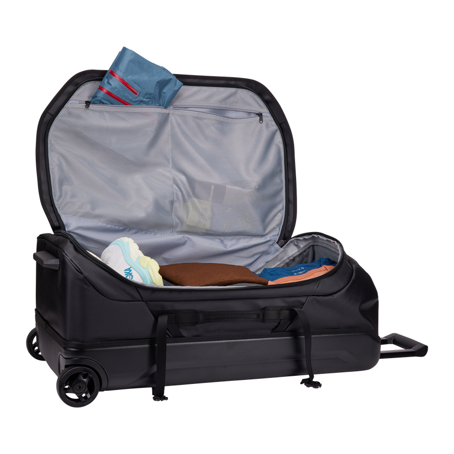 Chasm 110L Wheeled Duffle, Black