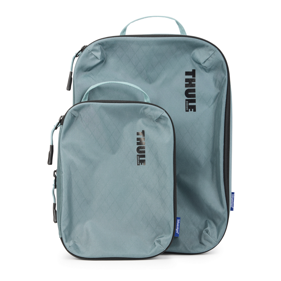 Compression Packing Cube Set, Pond Grey