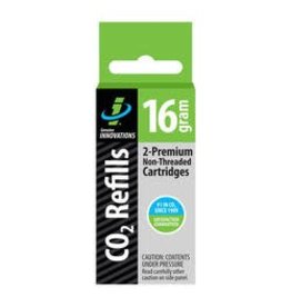 Genuine Innovations Genuine Innovations, 16g threadless CO2 Cartridges, Box of 6