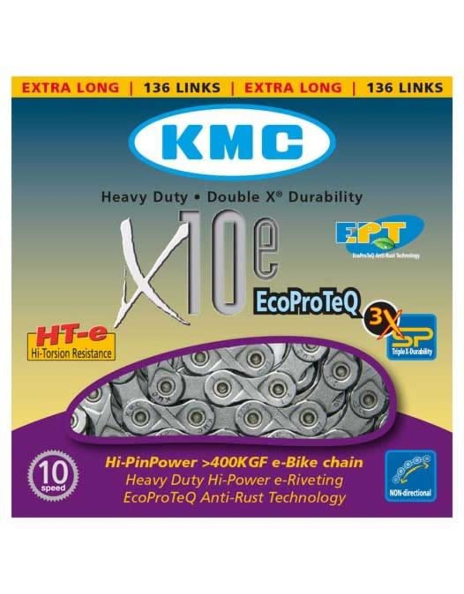 KMC X10E Sport Chain 10sp 136 links