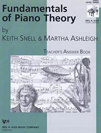 Fundamentals of Piano Theory, Level 3 Answer Book ...