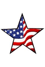 Patch - Flag USA Stars*Stripes Wavy