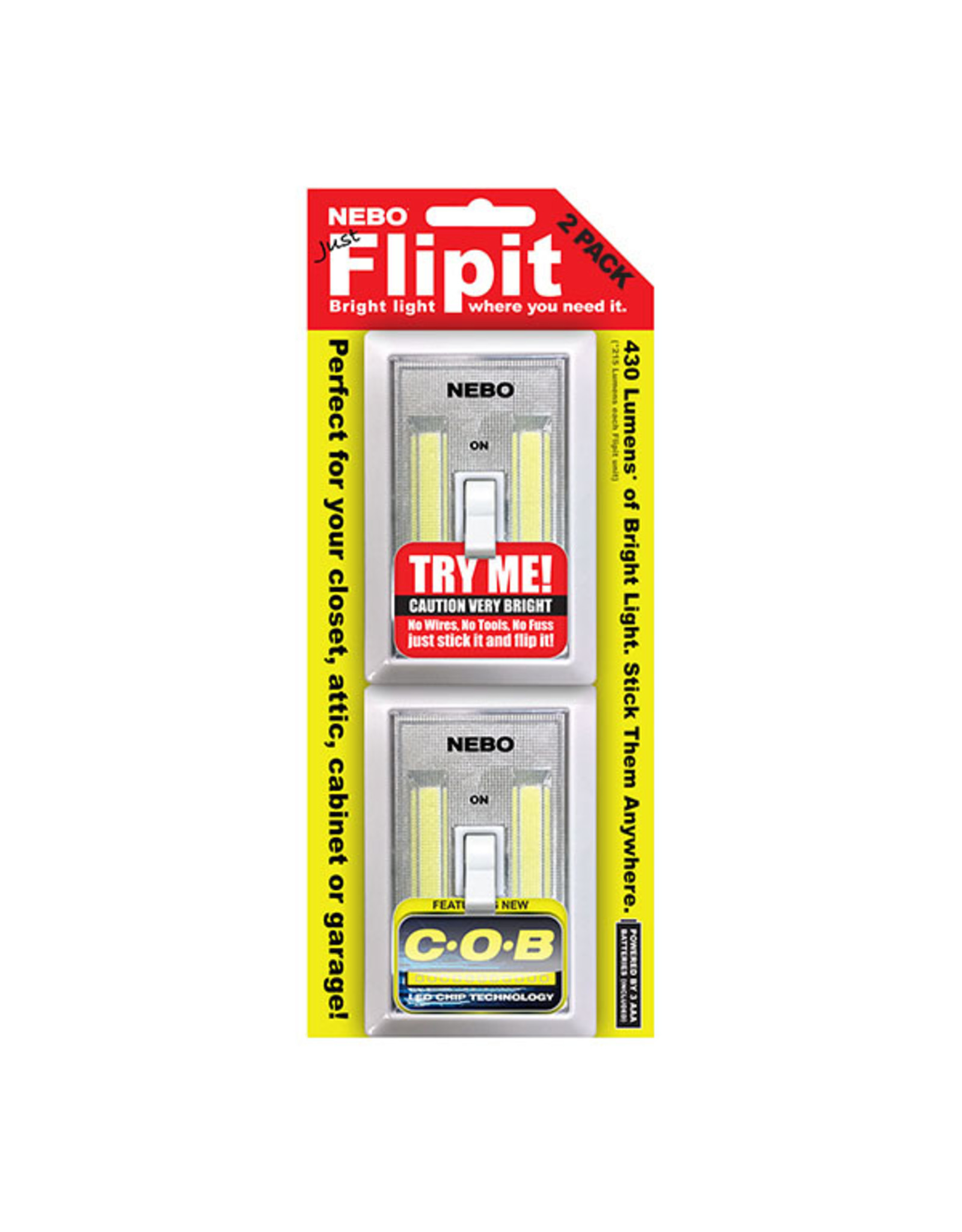 Flipit Light & Switch - 2 Pack