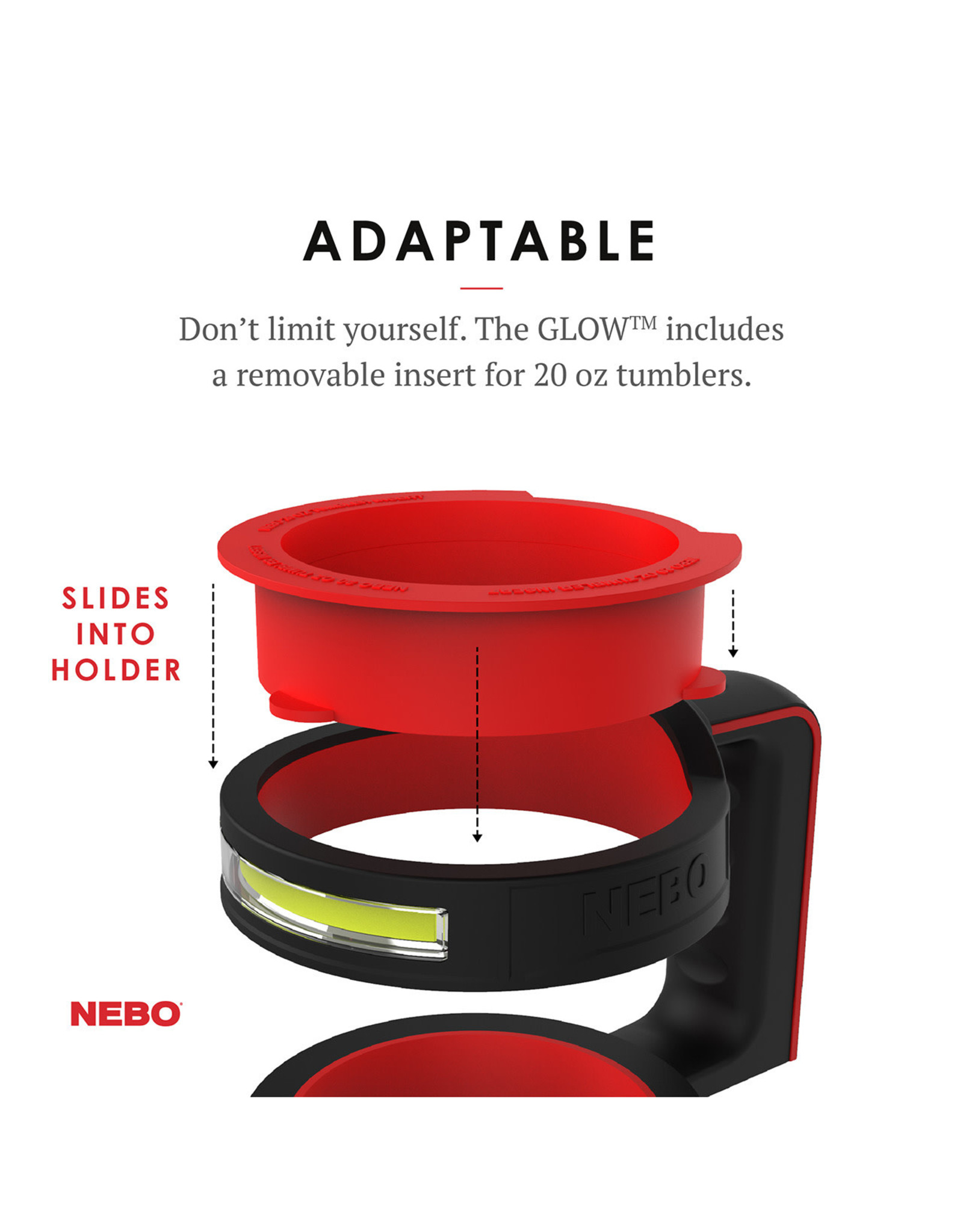 Nebo Glow Light for Tumbler