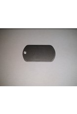 Unprinted Dog Tag - Single