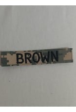 Name Tape W/ Hook Fastener