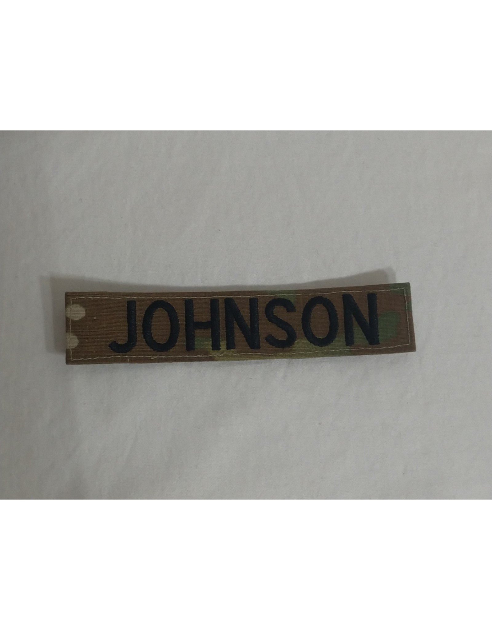 4 Inches (W) Personalized Custom Name Tape with Hook Fastener Tape Backing / Tactical Patch