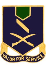 137th Infantry Crest, Valor for Service