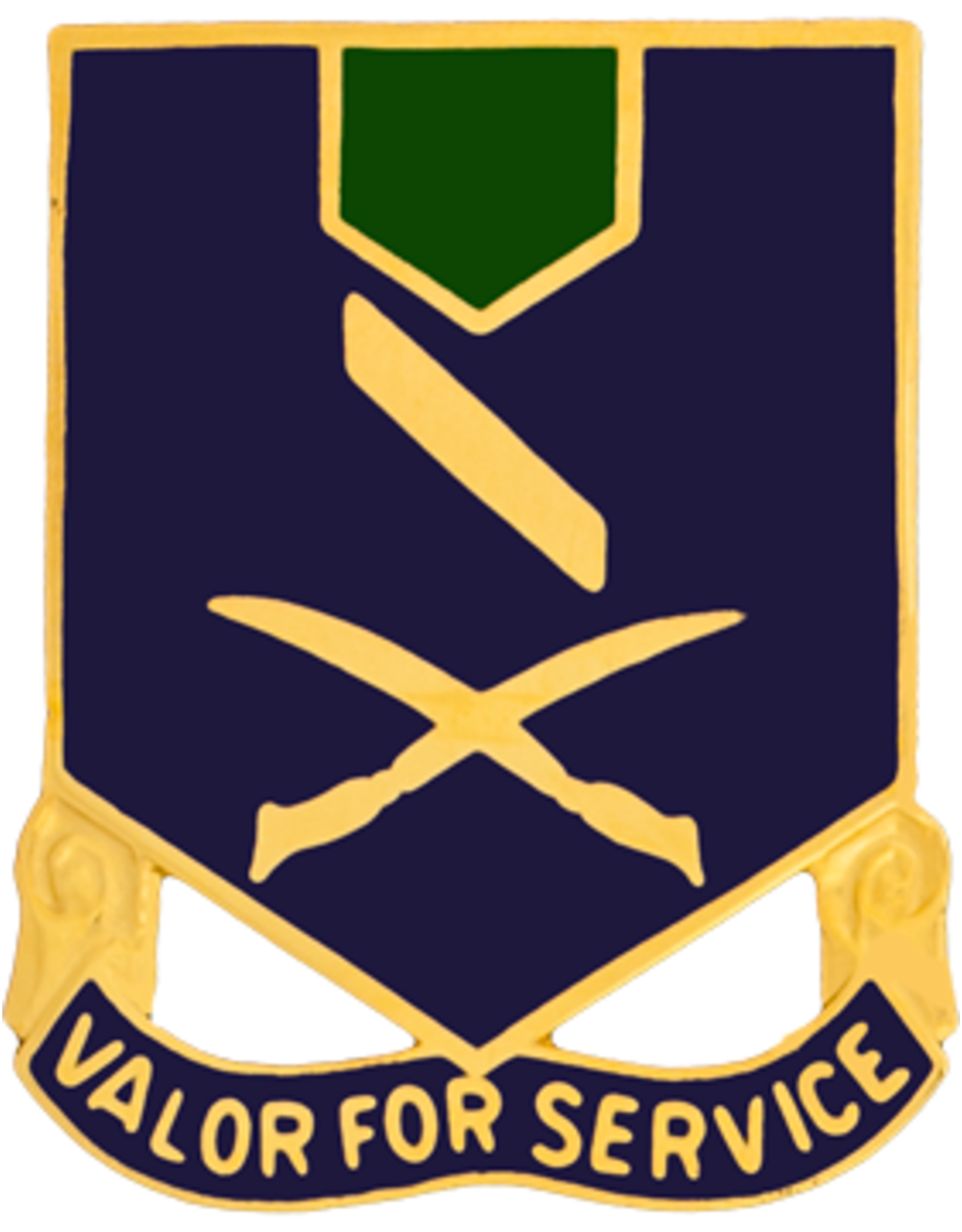 137th Infantry Crest, Valor for Service