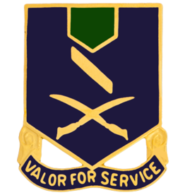 137th Infantry Crest, Valor for Service