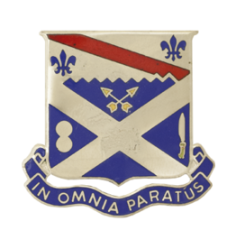 18th Infantry Unit Crest - In Omnia Paratus