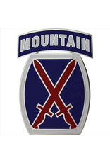 10th Mountain Dress Blue ID Badge