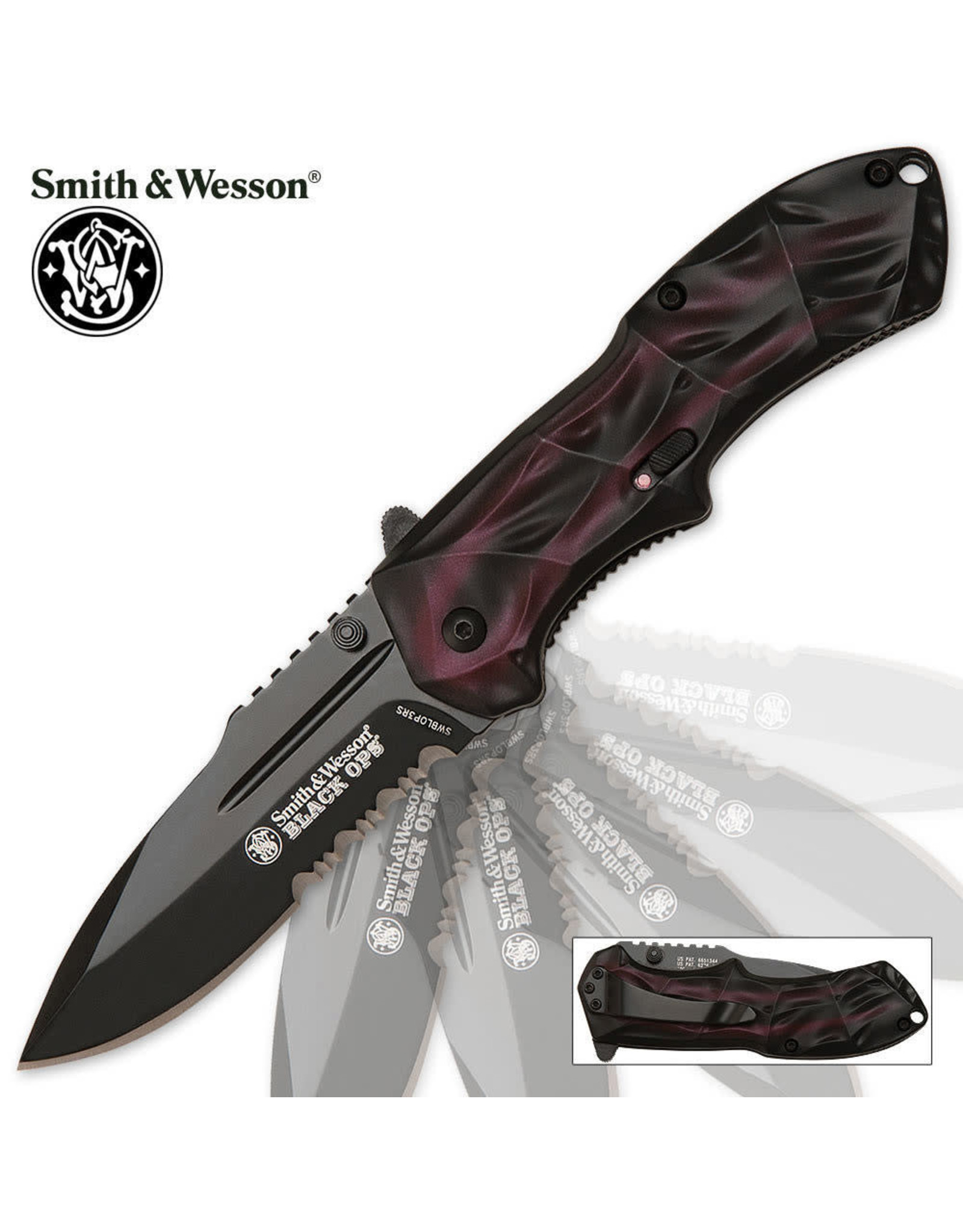 Smith & Wesson Smith & Wesson Black Ops Assisted Opening Pocket Knife