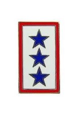 Pin - Family Member in Service 3 Blue Stars