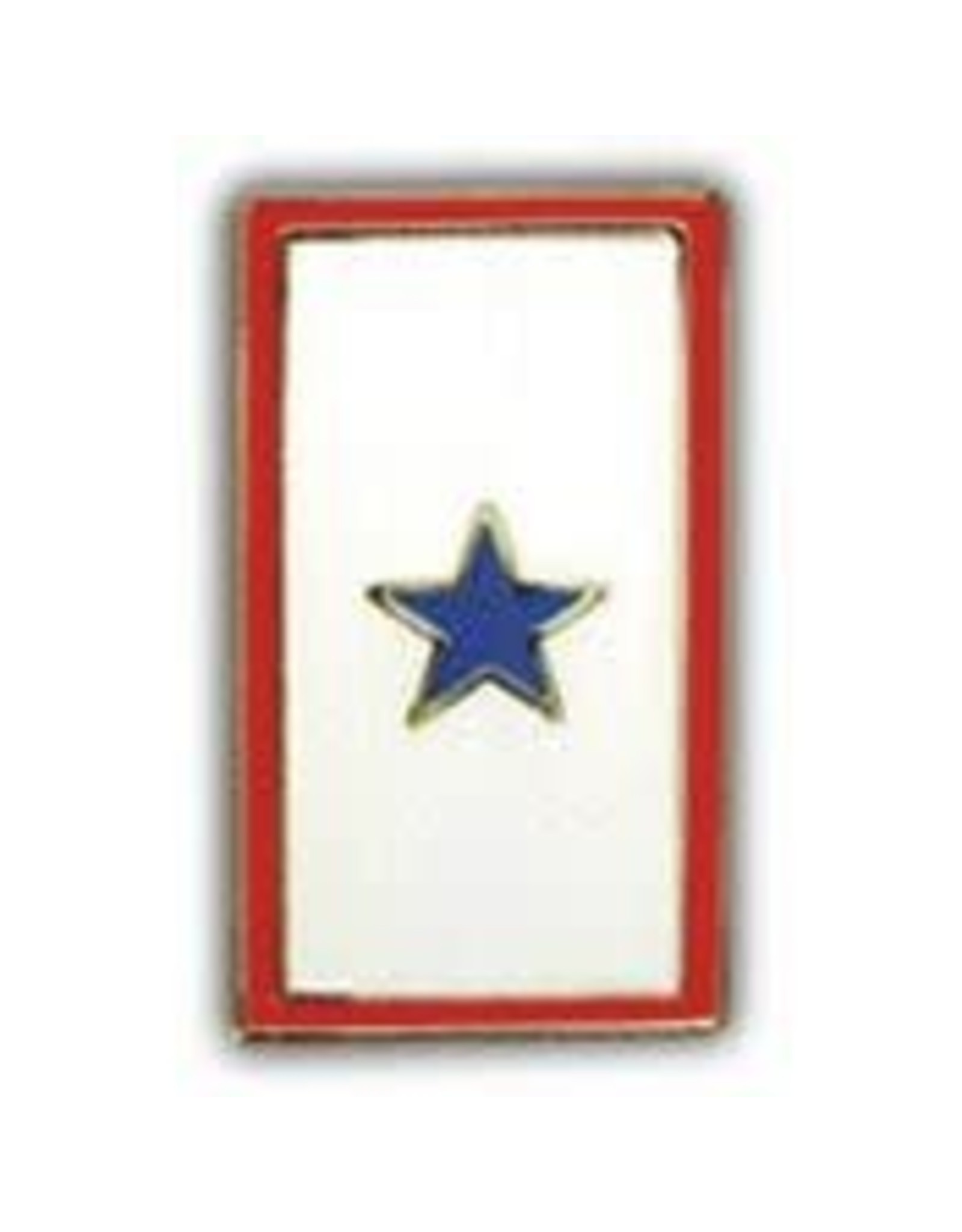 Pin - Family Member in Service 1 Blue Star