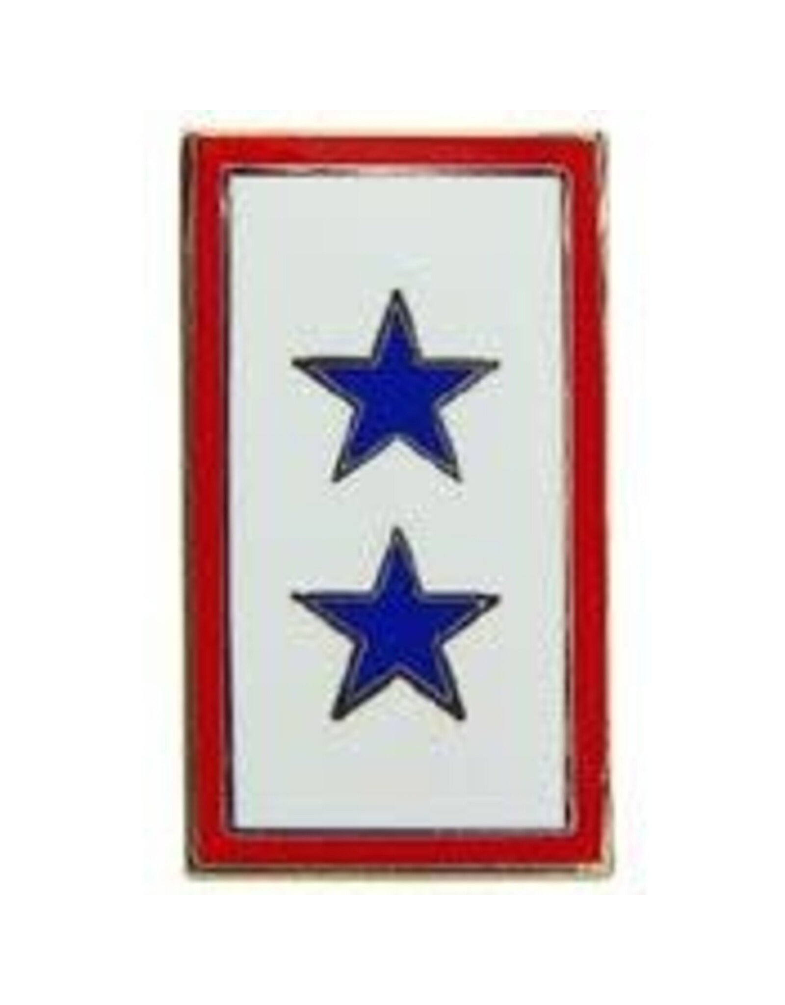 Pin - Family Member in Service 2 Blue Stars