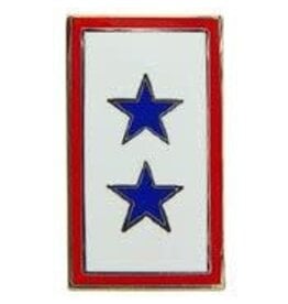 Pin - Family Member in Service 2 Blue Stars