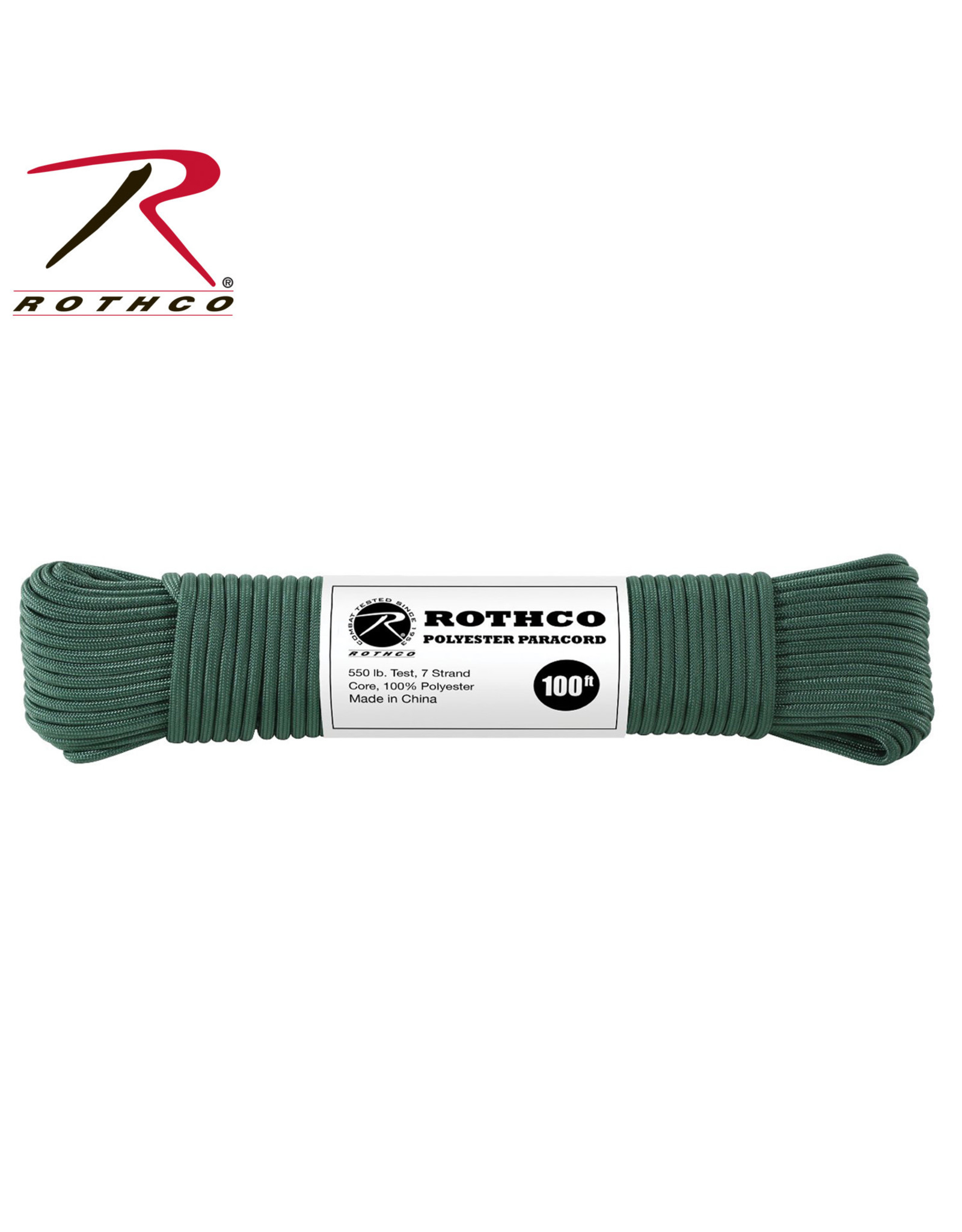 Rothco 550 Polyester Paracord - Multiple Colors