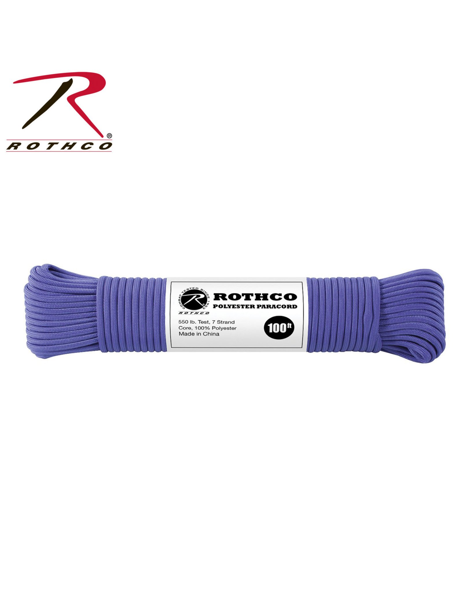 Rothco 550 Polyester Paracord - Multiple Colors