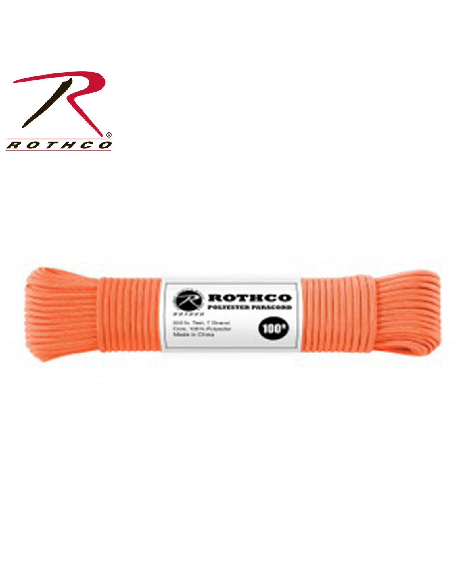 Rothco 550 Polyester Paracord - Multiple Colors