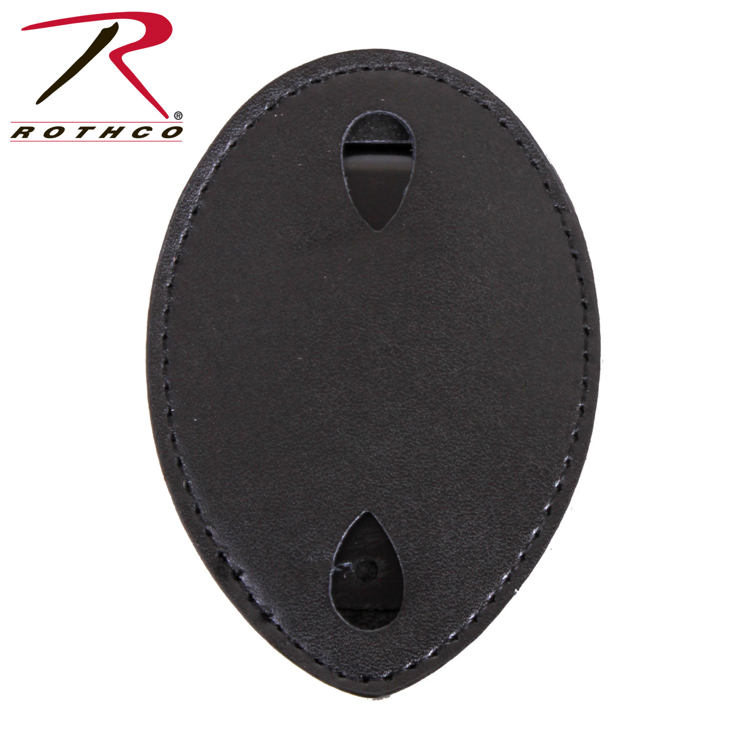 Rothco Leather Clip-On Badge Holder for Law Enforcement