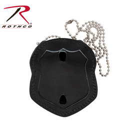 Rothco Badge Holder With Clip & Chain
