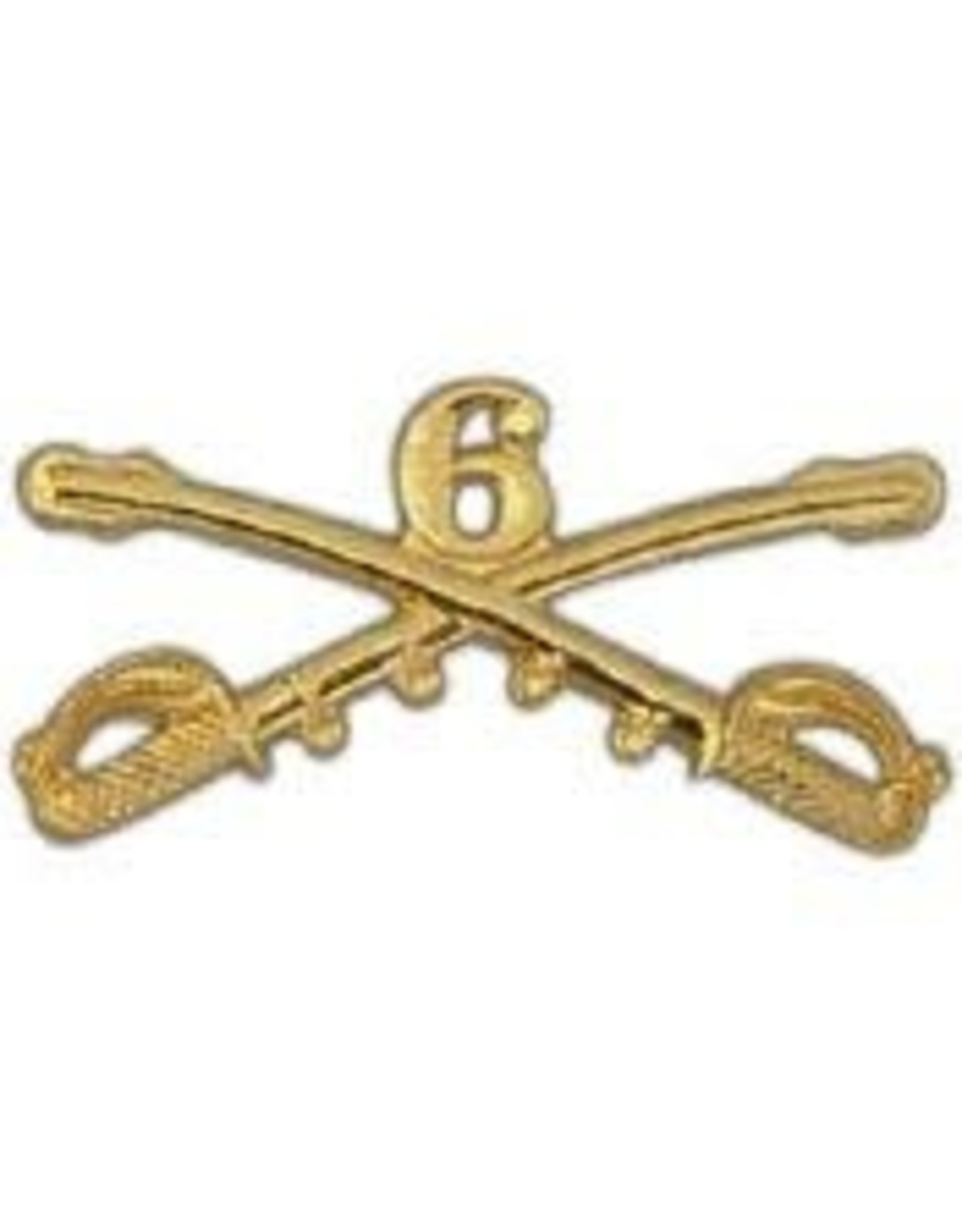 Pin - Army Cavalry Swords 6th, 2 1/4"