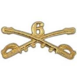 Pin - Army Cavalry Swords 6th, 2 1/4"