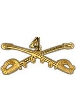 Pin - Army Cavalry Swords 4th, 2 1/4"