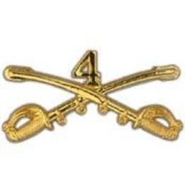 Pin - Army Cavalry Swords 4th, 2 1/4"