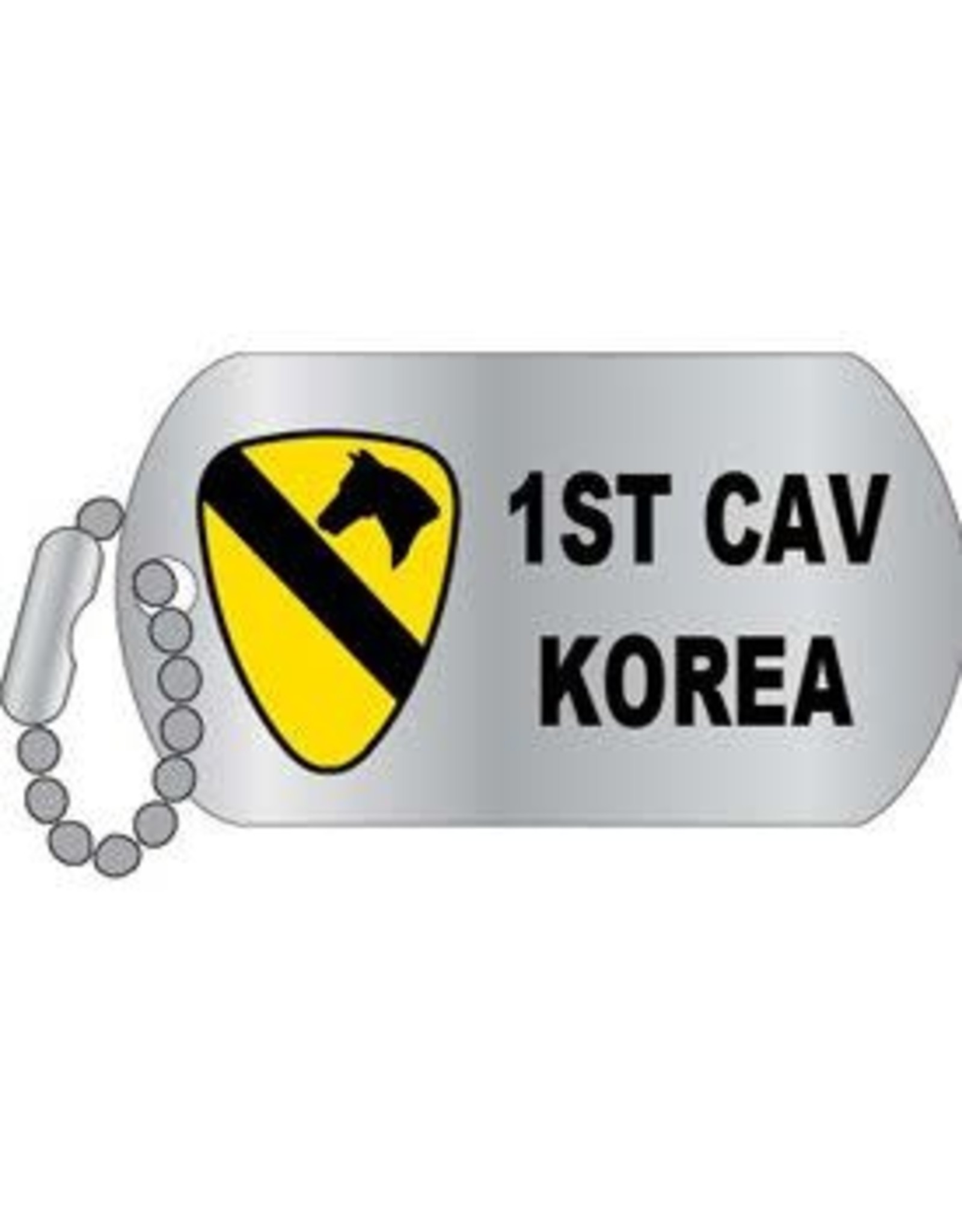 Pin - Korea 1st Cavalry Division Dog Tag
