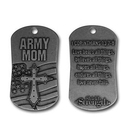 Army Mom Antique W/Neckchain