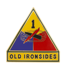 1st Armor "Old Ironsides" Dress Blue ID Badge