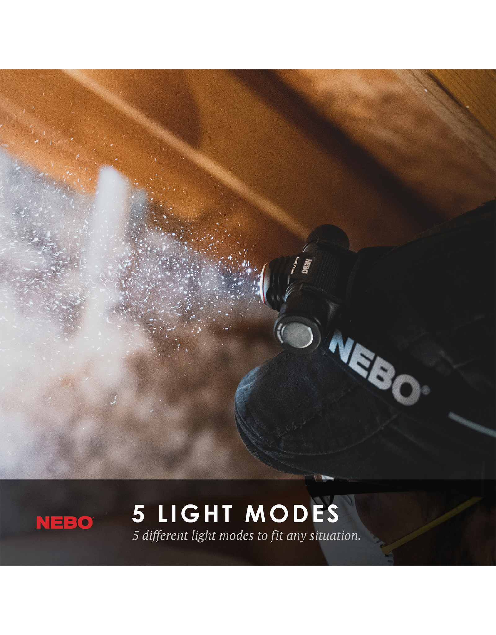 Nebo Transcend Rechargable Headlamp