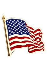 Magnet - USA Flag, Wavy 2-3/4"