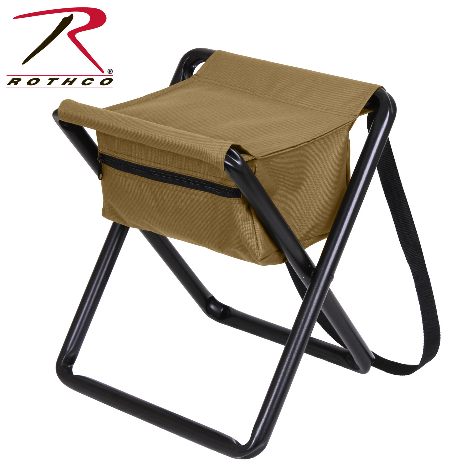 Buy Caouflage Foldable Caping Stool Chair with Zippered Gear Pouch - Youth Siz